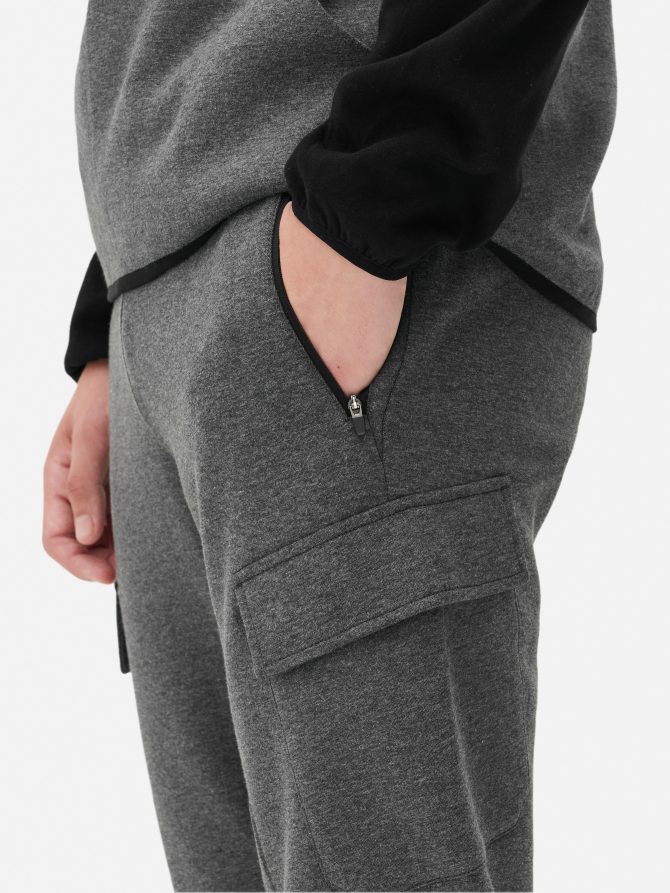 Bonded Marl Joggers - Image 3