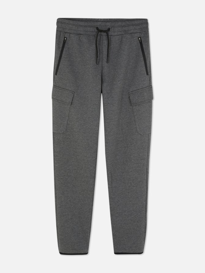 Bonded Marl Joggers - Image 5