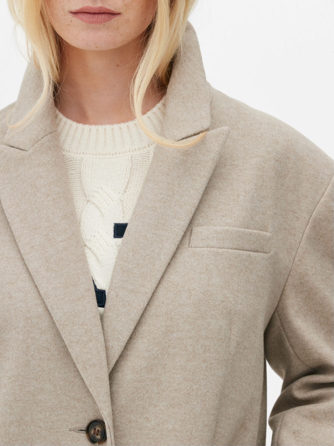 Formal Longline Coat - Image 3