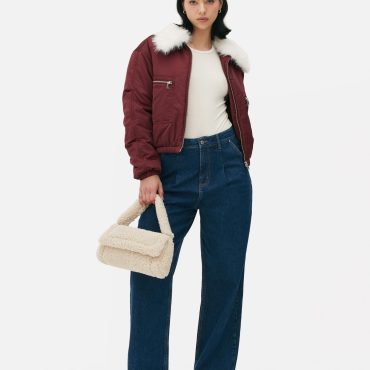 Faux Fur Collar Jacket