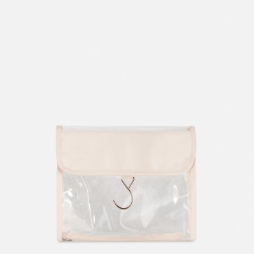 Clear Fold Up Toiletry Bag