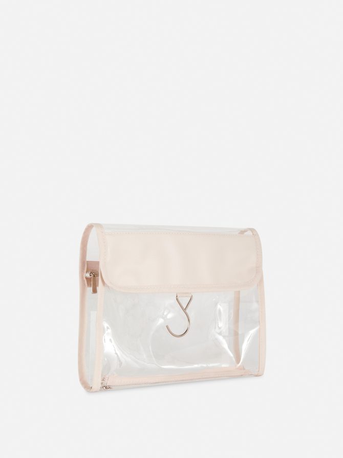 Clear Fold Up Toiletry Bag - Image 2