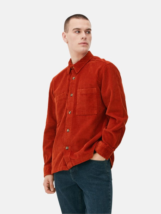 Corduroy Buttoned Overshirt - Image 2