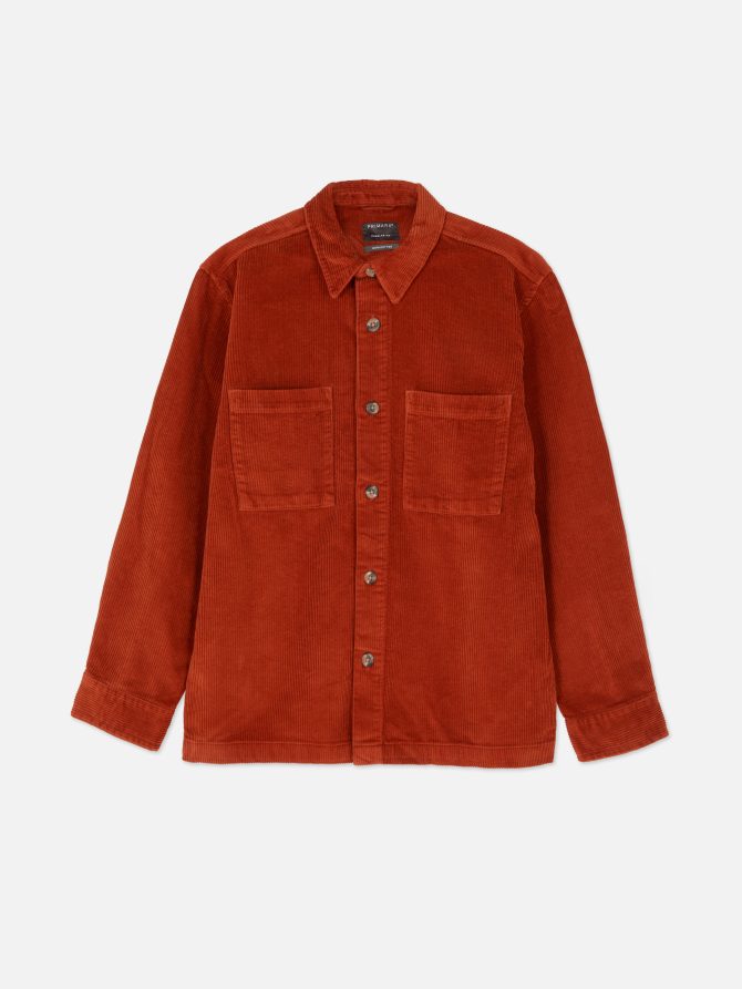 Corduroy Buttoned Overshirt - Image 5
