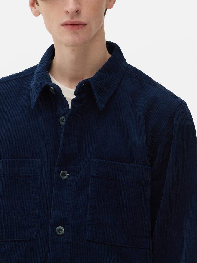 Corduroy Buttoned Overshirt - Image 3