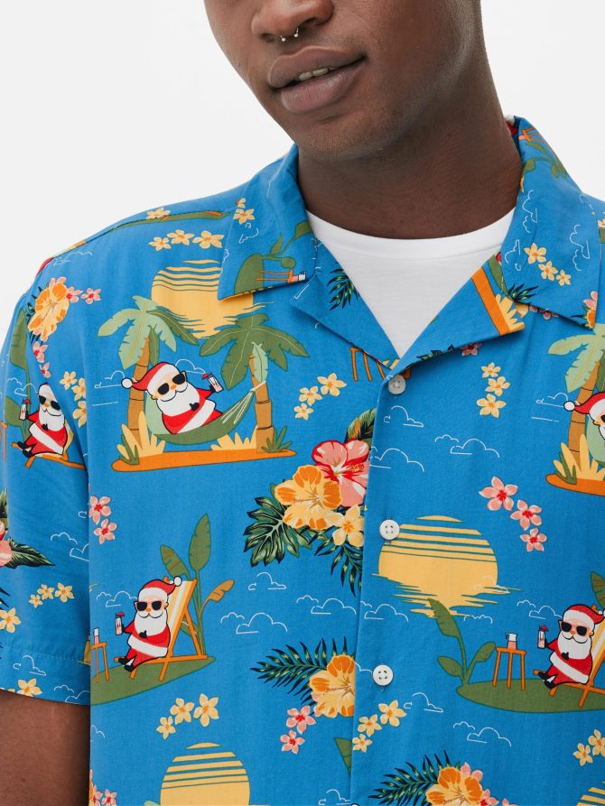 Santa Claus Hawaiian Shirt - Image 3
