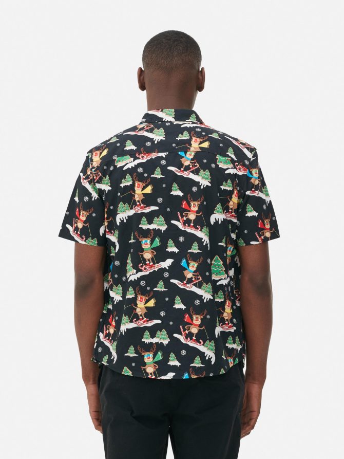 Skiing Reindeer Shirt - Image 4