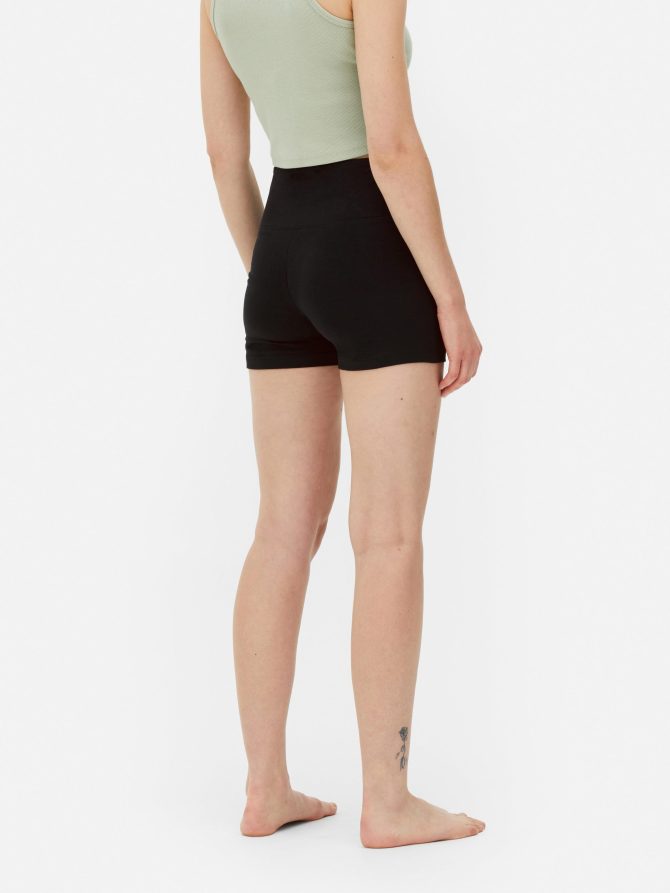2-Pack High Waist Yoga Shorts - Image 4