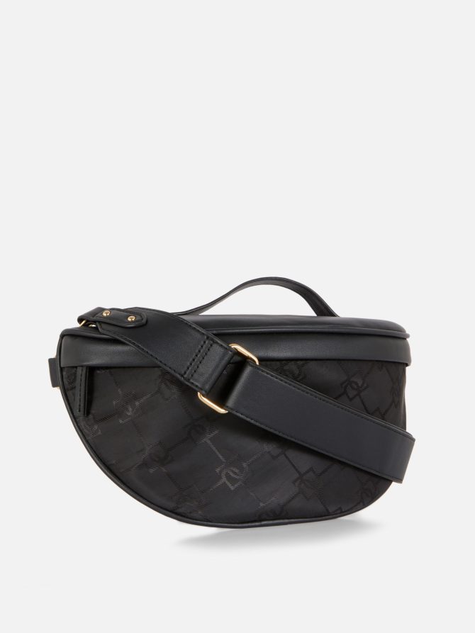 Faux Leather Monogram Fanny Pack - Image 2