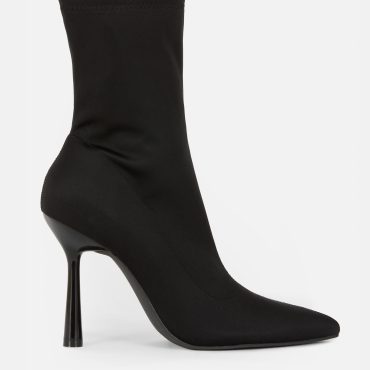 Pointed Toe Stiletto Sock Boots