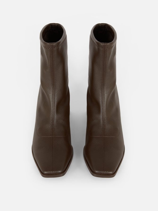 Faux Leather Ankle Boots - Image 2