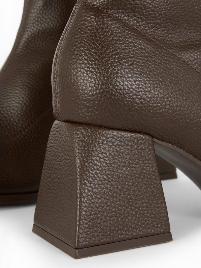 Faux Leather Ankle Boots - Image 5