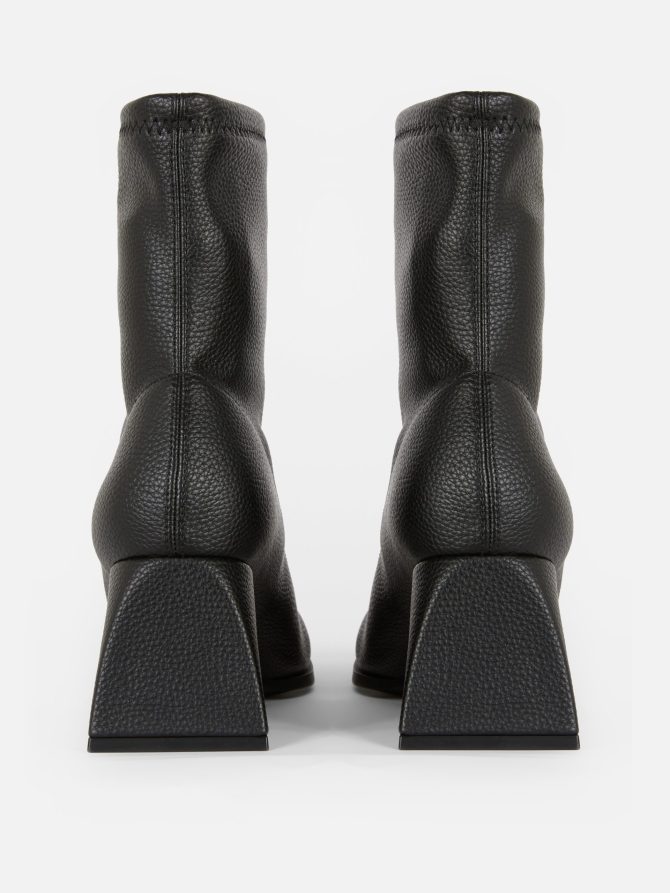 Faux Leather Ankle Boots - Image 3