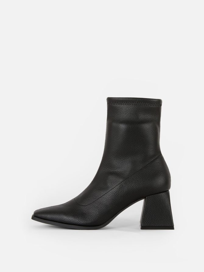Faux Leather Ankle Boots - Image 4