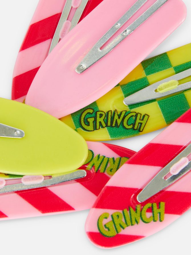 8-Pack The Grinch No Mark Hair Clips - Image 2