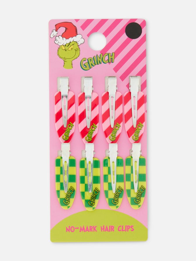 8-Pack The Grinch No Mark Hair Clips - Image 3