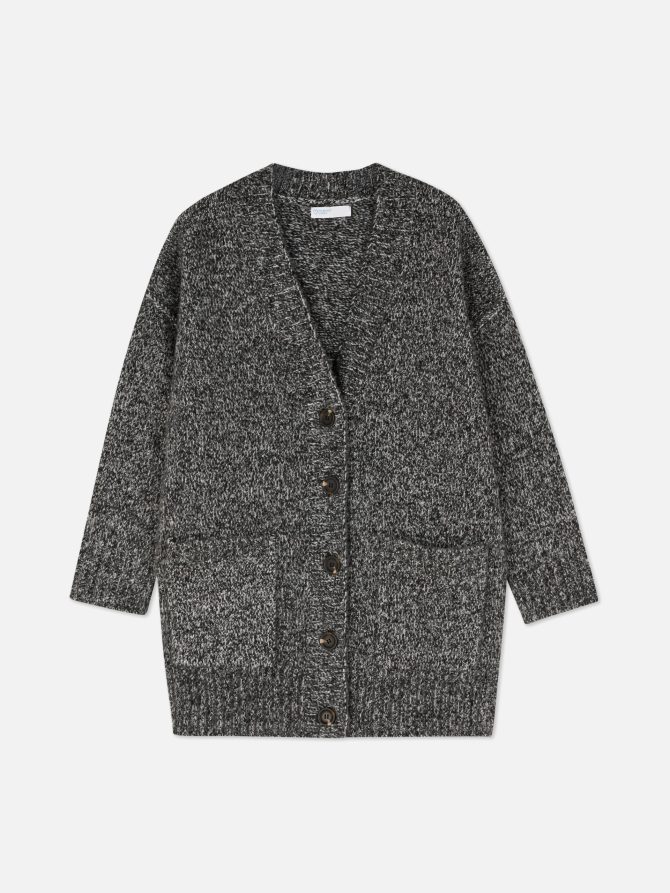 V-Neck Textured Cardigan - Image 5
