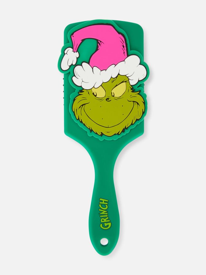 The Grinch Paddle Hair Brush