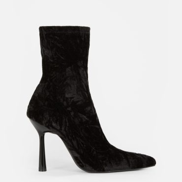 Velvet Stiletto Boots