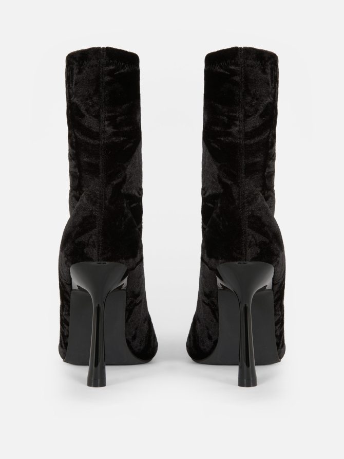 Velvet Stiletto Boots - Image 3