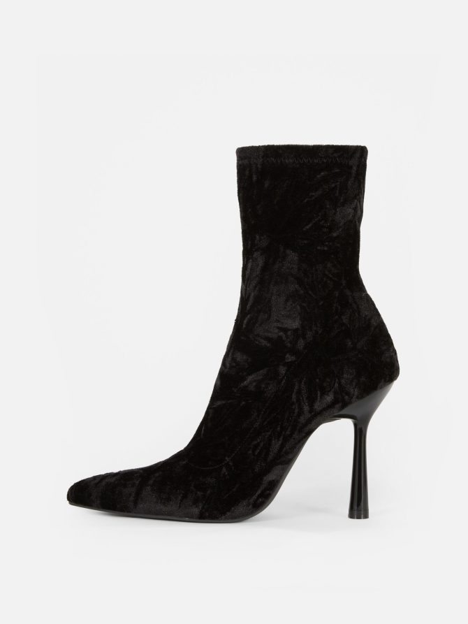 Velvet Stiletto Boots - Image 4