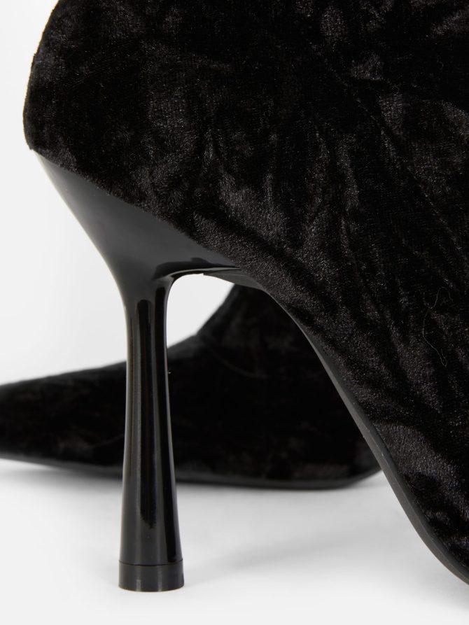 Velvet Stiletto Boots - Image 5
