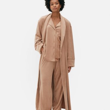 Velour Full-Length Robe