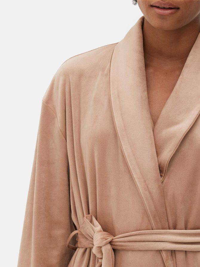 Velour Full-Length Robe - Image 3