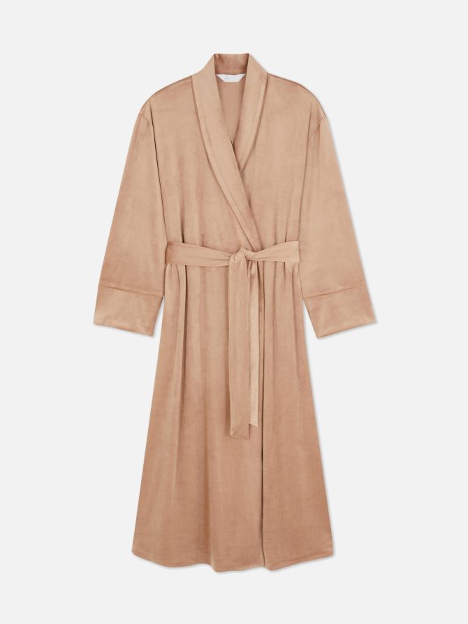 Velour Full-Length Robe - Image 5