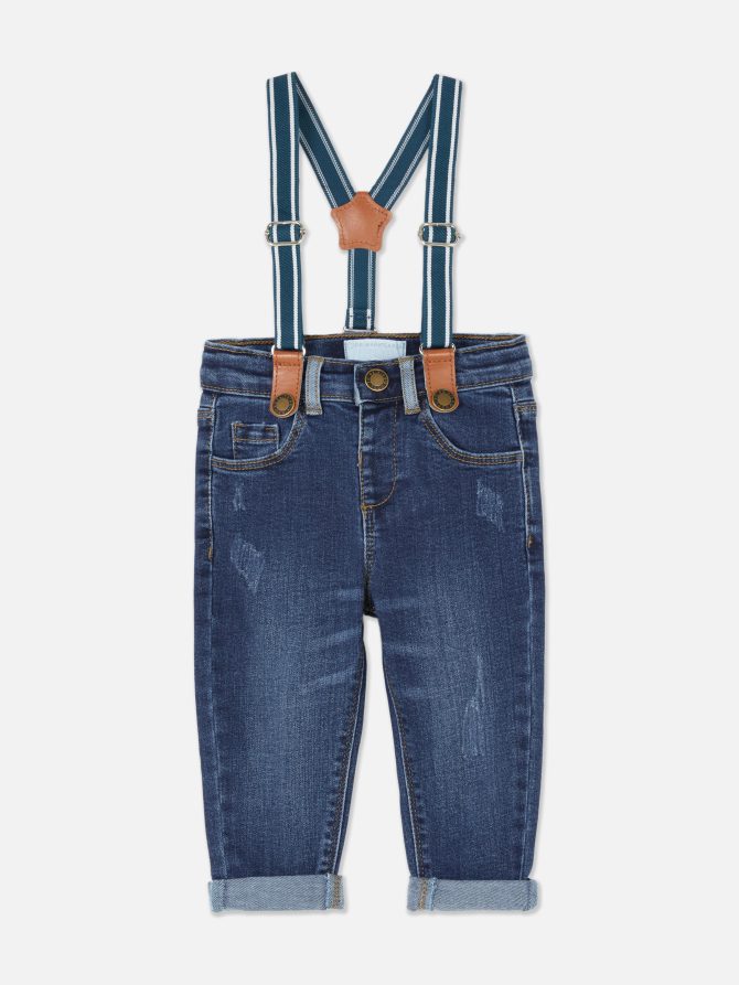 Jeans with Suspenders