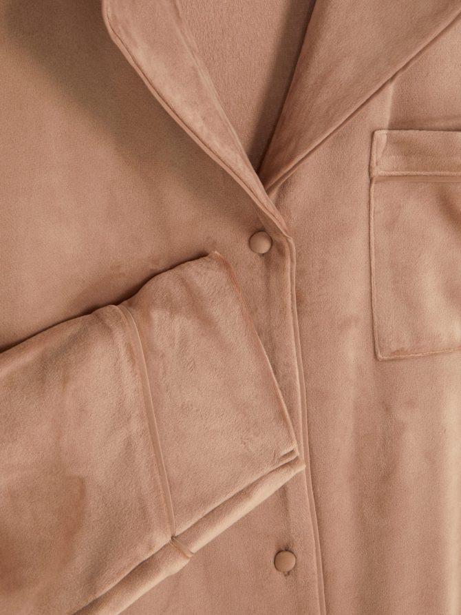 Velour Pajama Shirt - Image 2