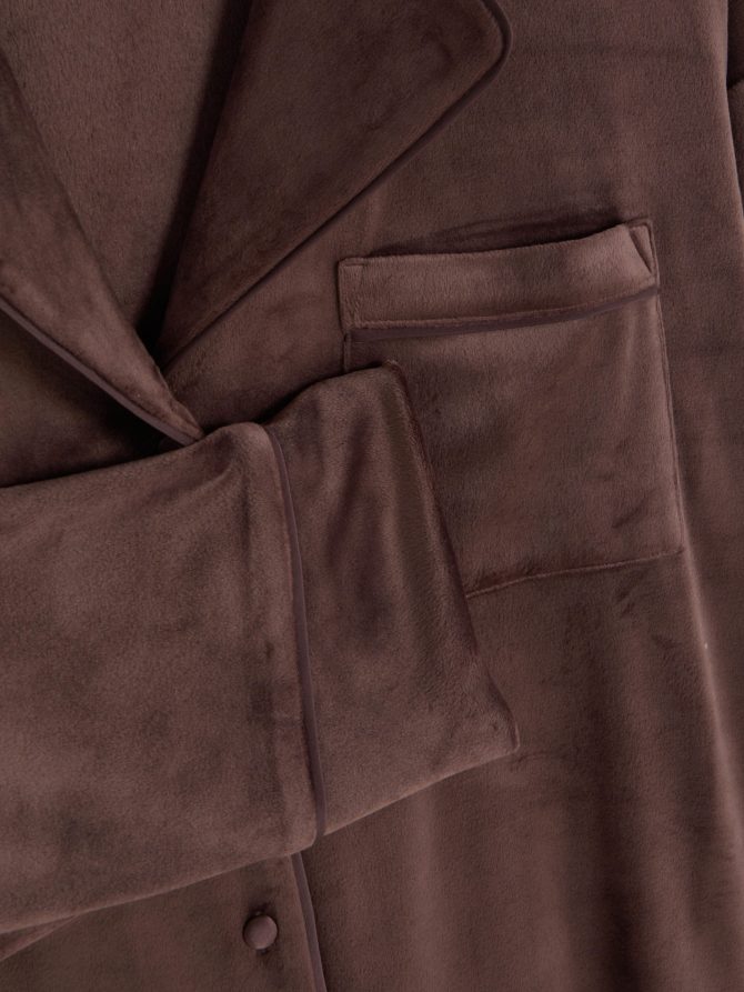 Velour Pajama Shirt - Image 2
