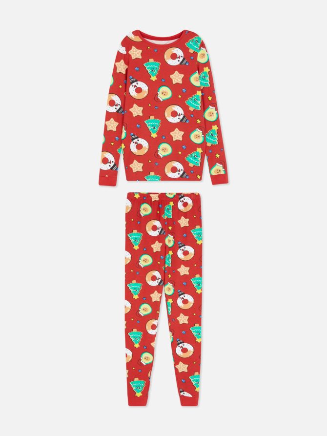 Kids' Kawaii Christmas Family Pajamas - Image 3