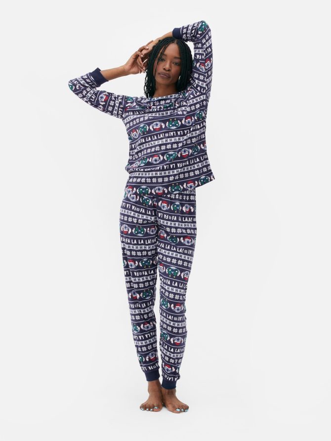 Women's Disney’s Lilo and Stitch Velour Christmas Family Pajamas - Image 2