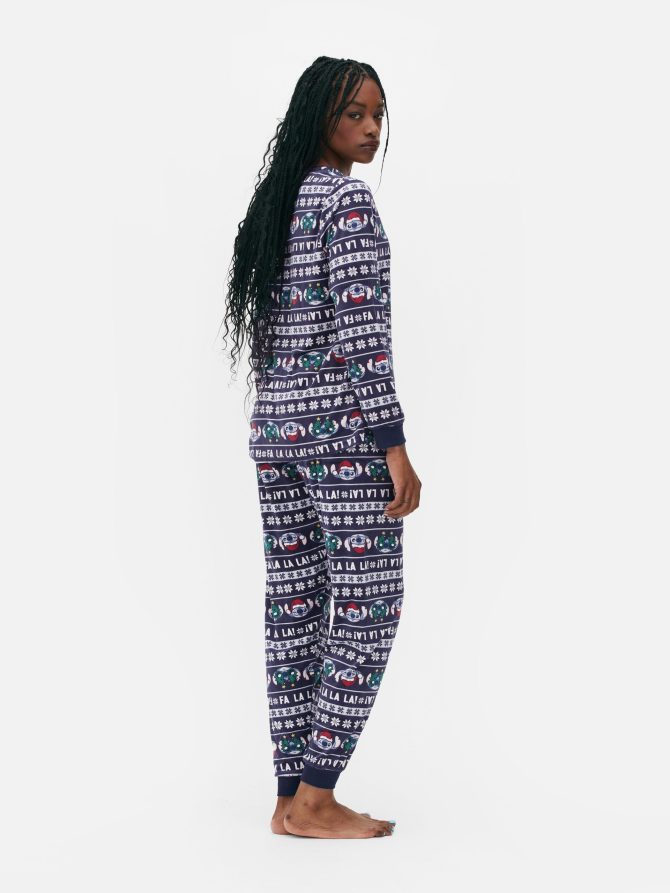 Women's Disney’s Lilo and Stitch Velour Christmas Family Pajamas - Image 4