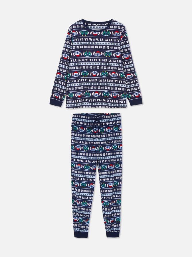 Women's Disney’s Lilo and Stitch Velour Christmas Family Pajamas - Image 5
