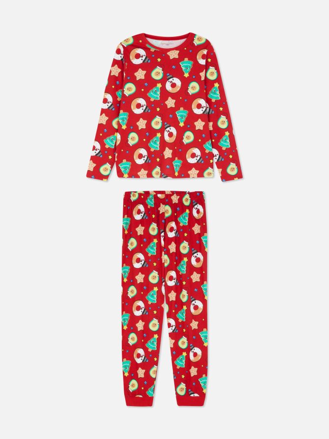 Women's Printed Jersey Christmas Family Pajamas - Image 5