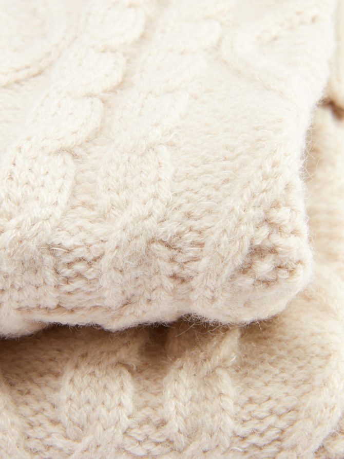 Cable Knit Coy Socks - Image 2