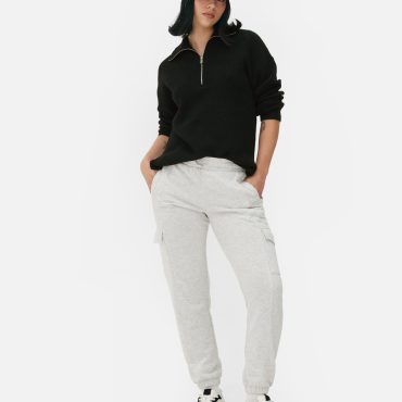 Quarter Zip Knitted Sweater