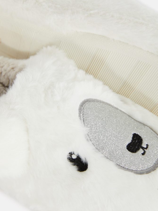 Polar Bear Plush Slippers - Image 5