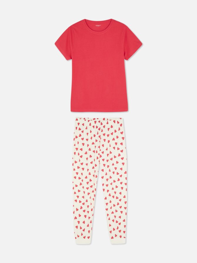 Short Sleeve Jersey Pajamas