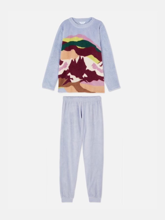 Women's Fleece Bear Pajama Set