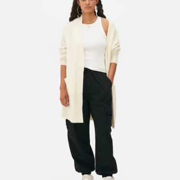 Bouclé Edge-to-Edge Cardigan