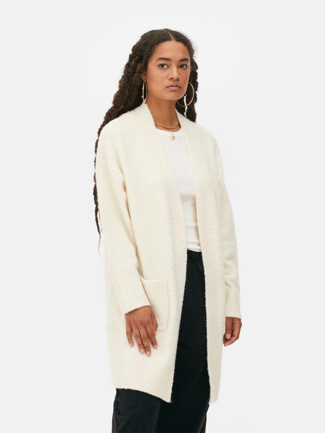 Bouclé Edge-to-Edge Cardigan - Image 2