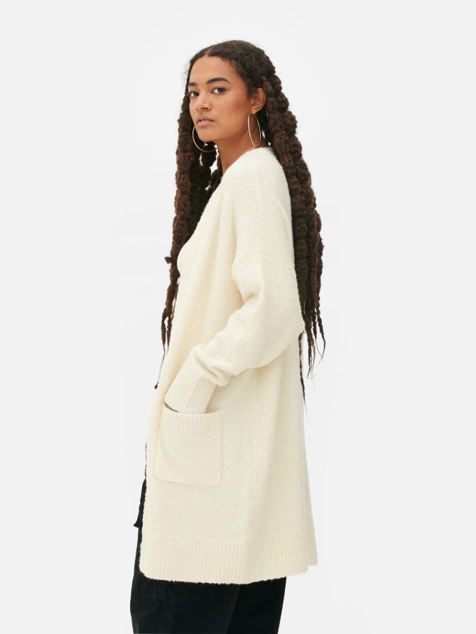 Bouclé Edge-to-Edge Cardigan - Image 4