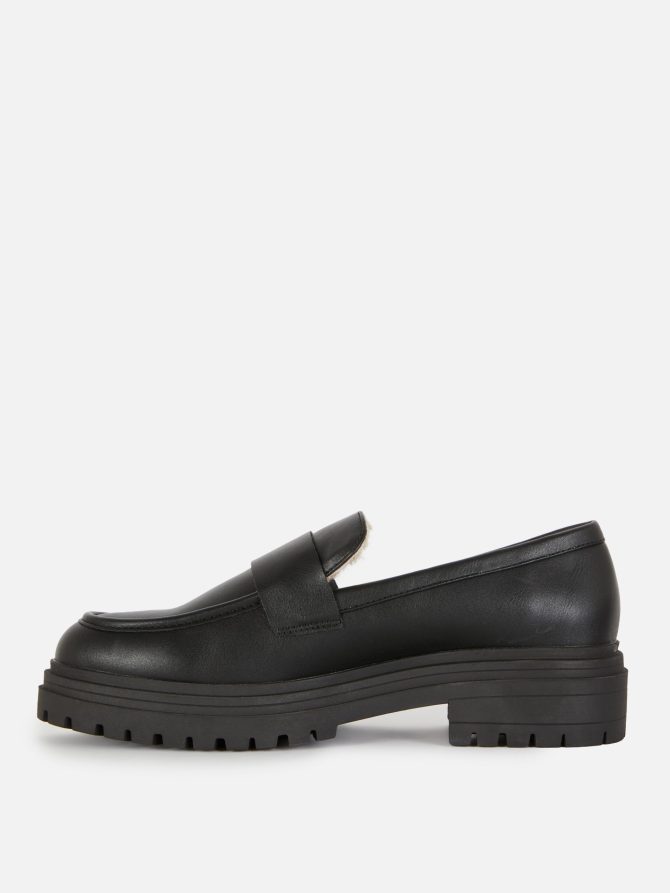 Fleece Lined Chunky Loafers - Image 4