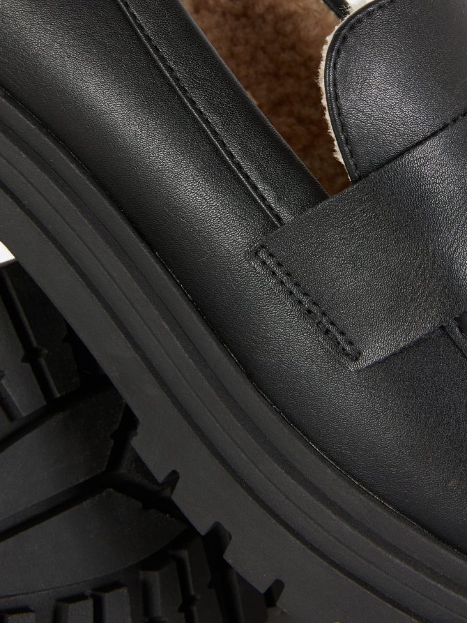 Fleece Lined Chunky Loafers - Image 5