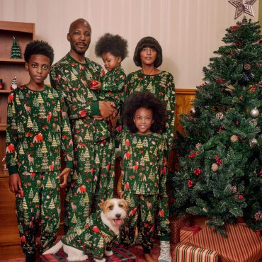 Men's Woodland Print Christmas Family Pajamas