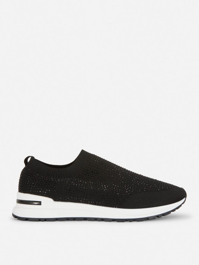 Rhinestone Sock Sneakers