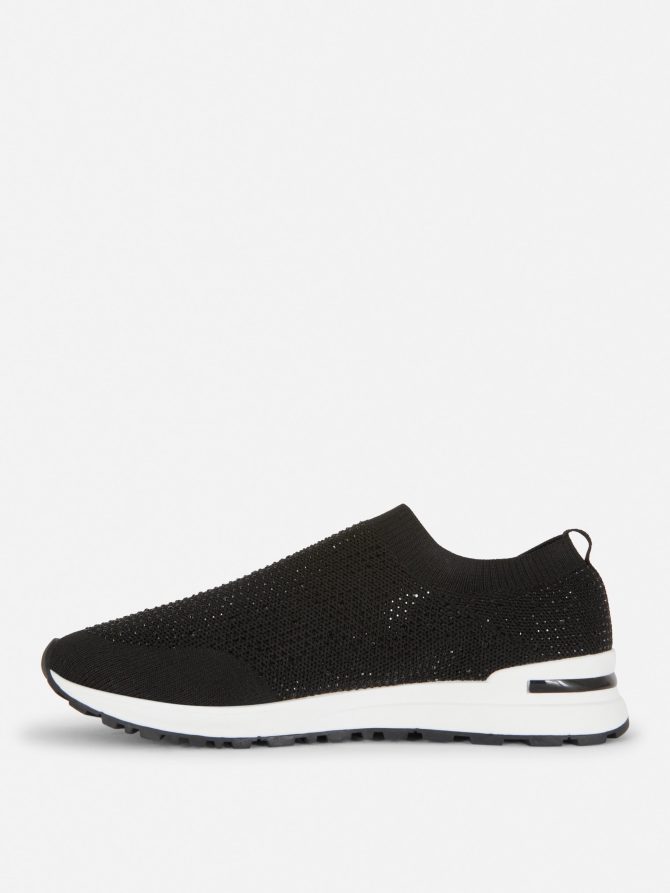 Rhinestone Sock Sneakers - Image 4